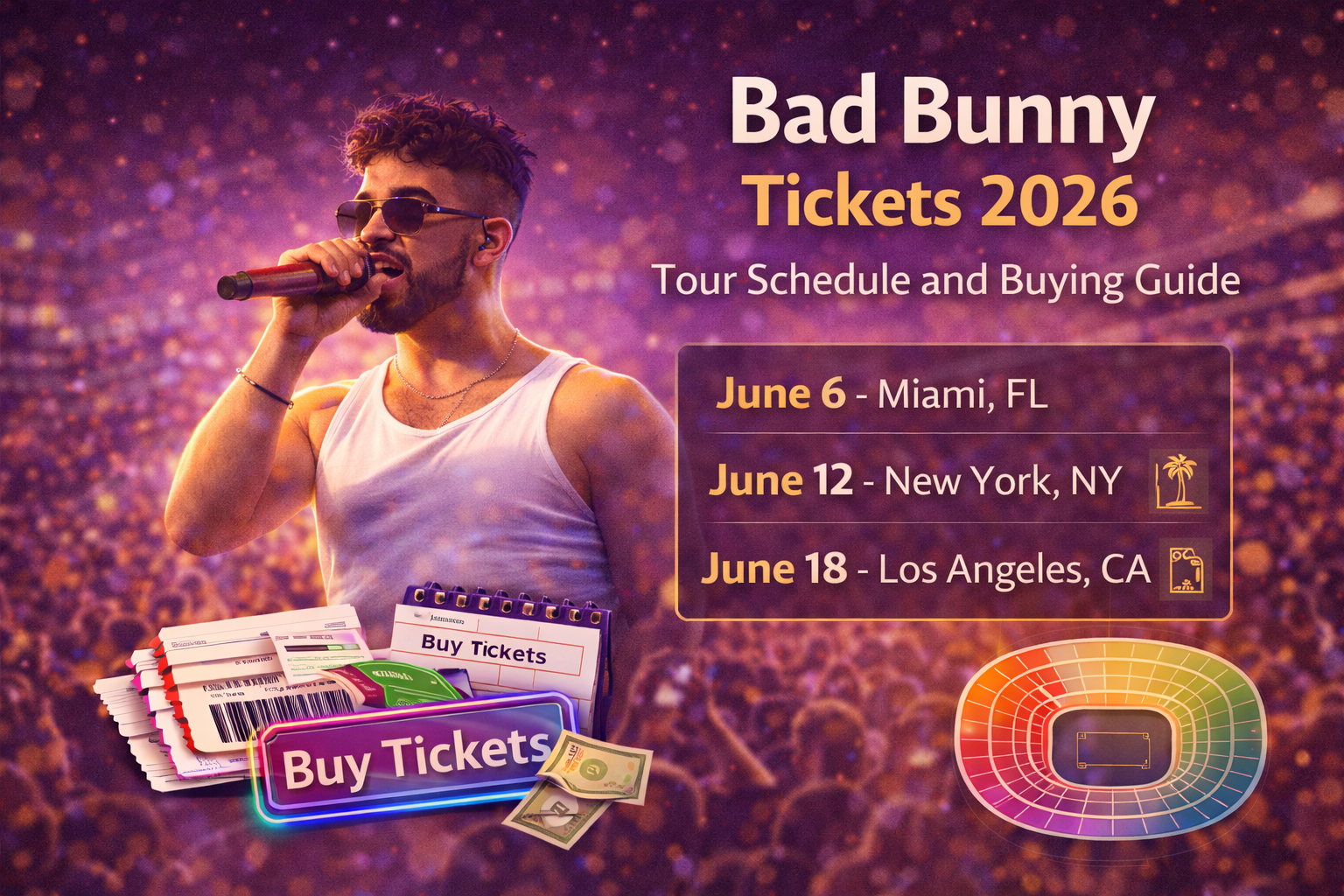 Bad Bunny Tickets 2026: Tour Schedule and Buying Guide