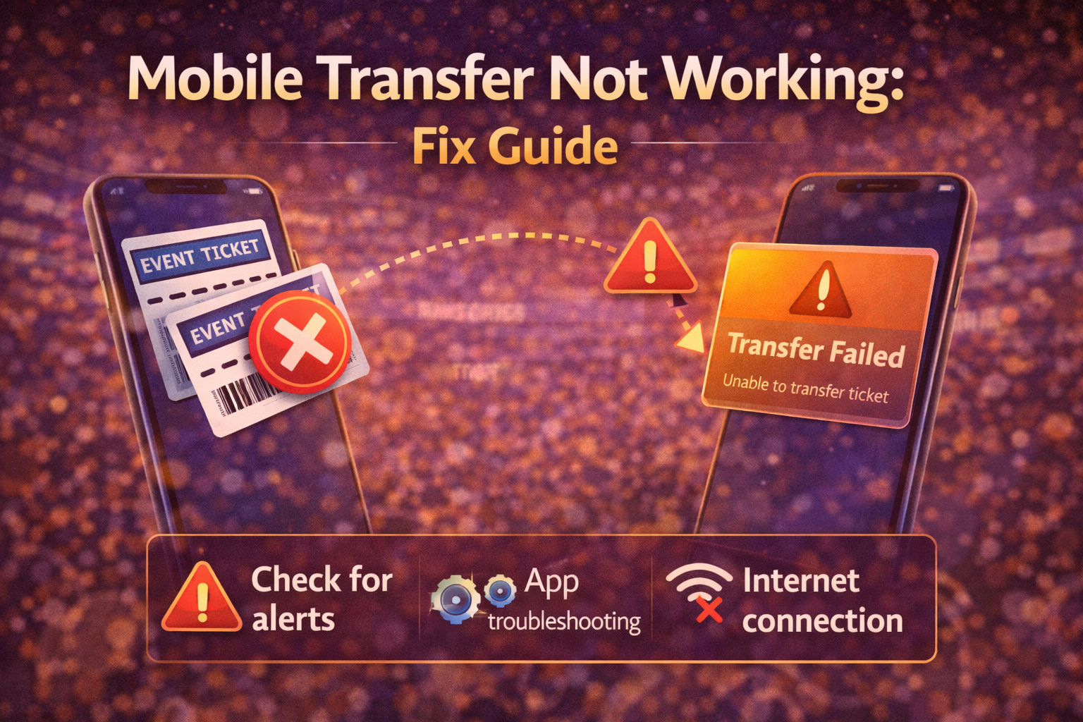 Ticketmaster Mobile Transfer Not Working: Fix Guide